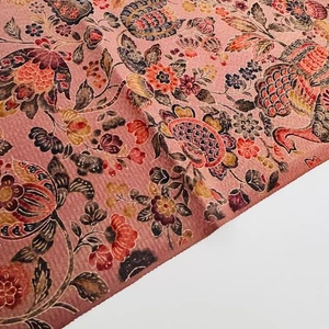 Hide and Seek #B 14.5x60 LONG Vintage Silk Chirimen Japanese Kimono Fabric CJ31 - Picture 1 of 7