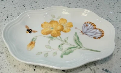 Lenox Butterfly Meadow by Louise Le Luyer Trinket Dish Tray Porcelain - Image 1 of 2