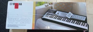 Yamaha YPT-280 Portable Keyboard for Beginners W/ Music Rest, Power Adapter - Picture 1 of 3