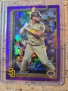 2025 Topps Series 2 - Elias Diaz #501 Purple Foil /250 - Picture 1 of 2
