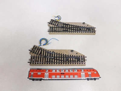Märklin H0 AC 2X 5204 E-Switch Electric Switch M-Track Right #EA668-0.5 - Image 1 of 3