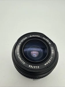 OLYMPUS OM-System G.ZUIKO AUTO-W 35mm F/2.8 Lens ~ Dent From lip See Pics ~ - Picture 1 of 13
