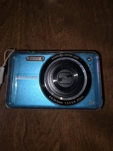 Samsung SL605 Digital Camera 12MP 5x Zoom Blue with Battery. Tested Working - Picture 1 of 6