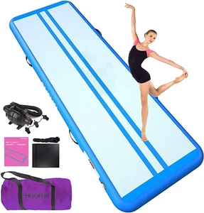 Premium Air Mat Tumble Track Inflatable Gymnastics Tumbling Mat 6.6Ft 10Ft 13Ft - Picture 1 of 8