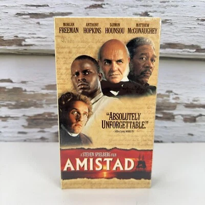 Amistad (VHS, 1998) A Steven Spielberg Film, NEW SEALED Freeman Hopkins - Image 1 of 4