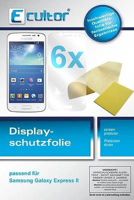 6x Pantalla para Samsung Galaxy Express 2 Protector de protectores transparente - Imagen 1 de 4