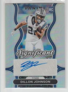 2024 prizm Silver Significant Dillon Johnson Titans RC Rookie Autograph  #9004 - Picture 1 of 1