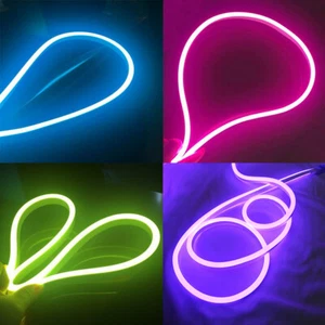 220V LED Neon Rope Strip Lights Waterproof for Valentine Home Party Shop Decor - Picture 1 of 23