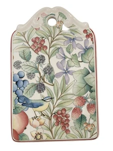 Raro tagliere porcellana Villeroy & Boch formaggio e cracker CATALINA ottimo 9”x5,75 - Foto 1 di 9