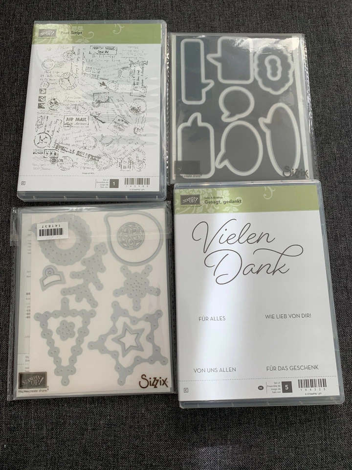 Diverse Stampin up Stempelsets o. framelits thinlits Weihnachtsstickerei etc. - Bild 1 von 1