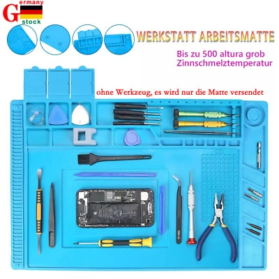 Antistatisch Silikon Lötmatte Reparatur Arbeitsmatte Löt Unterlage Magnet Matte - Bild 1 von 4