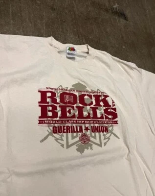 Camisa Rock The Bells Vintage 2007 XXL Rap Hip Hope Wu Tang Foto 1 de 3