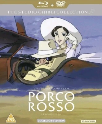 Porco Rosso Collector's Edition Double Play Blu-Ray + DVD Region 2 - New, Sealed - Image 1 of 3