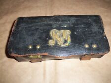 Original Antique Civil War Cartridge Box  National Guard