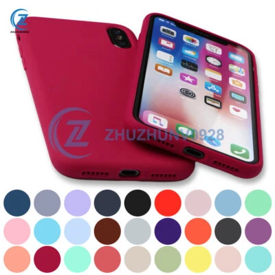 SHOCKPROOF SILICONE CASE FOR APPLE IPHONE 11 PRO SE2 7 8 PLUS XR X XS MAX COVER - Image 1 of 4