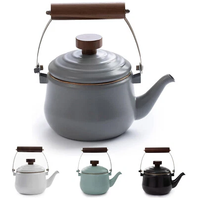 BAREBONES Emaille Teekanne Camping Wasser Kessel Teekessel Tee Pot Edelstahl 1 L