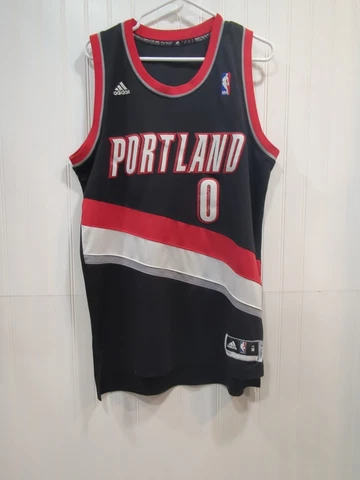 Adidas Portland Trail Blazers Damian Lillard Swingman Men's Jersey Medium Cover