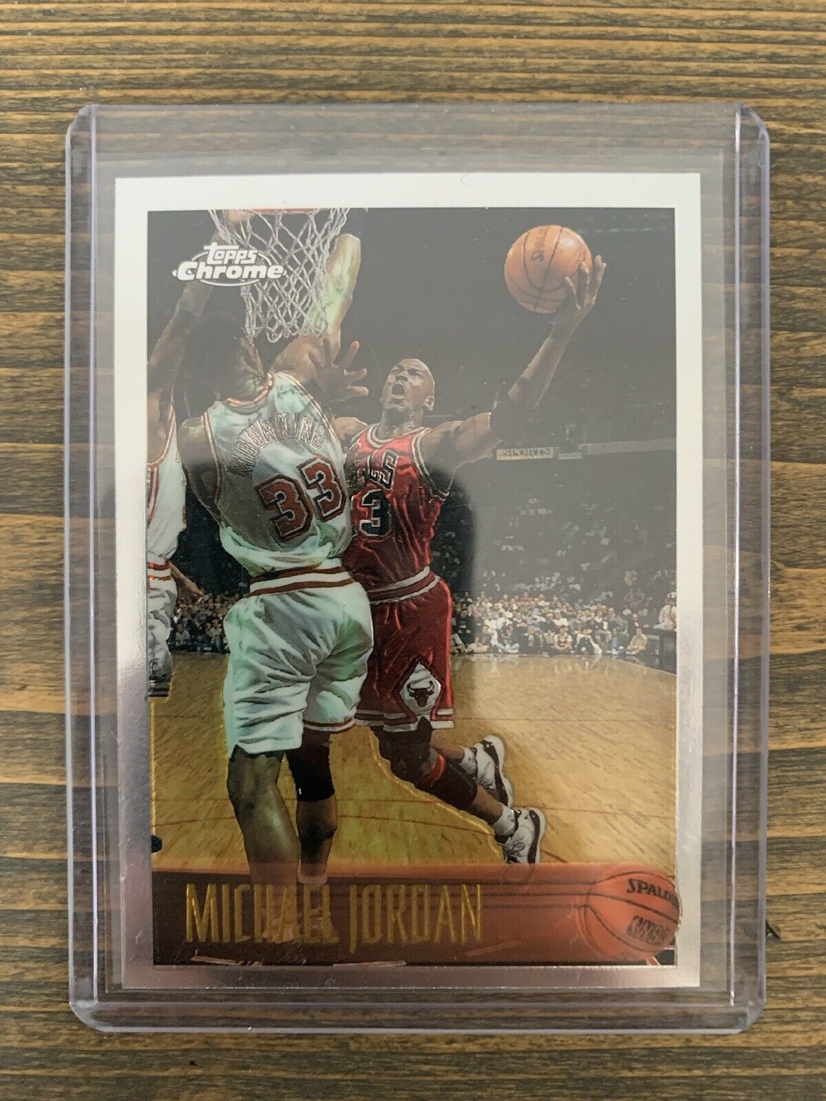 1996 Topps Chrome Basketball Michael Jordan Card #139 Chicago Bulls