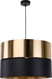 Suspension Lampe pendante Lustre HILTON Noir/Or E27 4346 TK Lighting