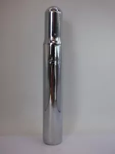VINTAGE BW BAYLISS-WELEY CHROME STEEL SEATPOST 25.8 - CLOSED TOP - NOS - Picture 1 of 6