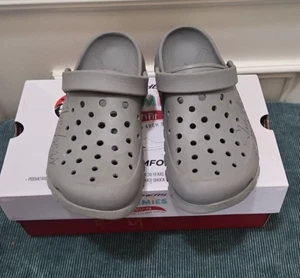 Zuecos Skechers Foamies Archfit Pure Joy usados en excelente estado - carbón - 7 mujeres - Imagen 1 de 7