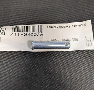 711-04007A Cub Cadet Clevis Pin 0.5x2.5 OEM - Picture 1 of 1