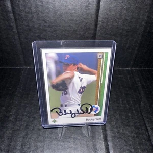 Carta Bobby Witt firmata 1989 Upper Deck #557 Texas Rangers Auto AU Baseball - Foto 1 di 4
