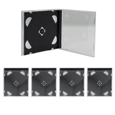 5PC STANDARD Double CD Jewel Case with Tray 10.4mm (2 CD) Lots Protectors Cover — 第 1/4 张图片