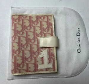 Dior Monogram Trotter Small Ring Agenda Cover Notizbuch Tagebuch Notizen rosa Vintage - Bild 1 von 12