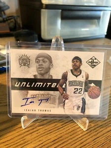 2012-13 Limited Unlimited Potenziale #8 Isaiah Thomas RC Autografo /199 Kings - Foto 1 di 1