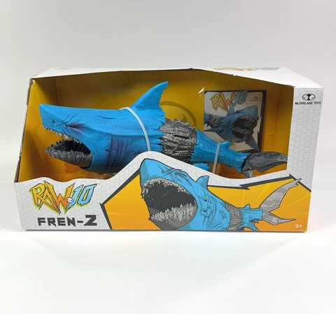 Raw10 Fren-Z Great White Shark Action Figure McFarlane Toys Blue Gray 15" Cover