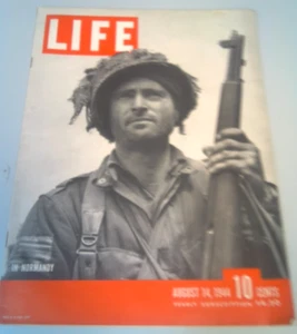 Life Magazine August 14, 1944 - Normandy, Dewey, Tito, Esperio, Ledo, Dick Tracy - Imagen 1 de 5