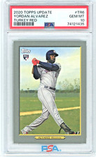 YORDAN ALVAREZ 2020 Topps Update  ROOKIE TURKEY RED PSA 10 Houston Astros #TR-6