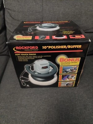Pulidora/tampón auto Rockford 10" RCP-08 en estuche con extras ~ nueva en caja Foto 1 de 4
