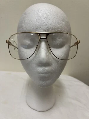 Anteojos vintage con marco dorado ANTONIO LEONARDO CARLO 58-20-145 #y75 Foto 1 de 4