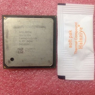 Intel Pentium 4 P4 2.8 GHz 512K 400MHz SL7EY Processor Socket 478 Desktop CPU - Image 1 of 2