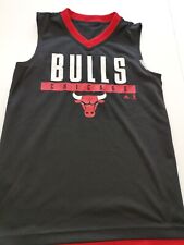 MAILLOT  basket ball ADIDAS CHICAGO BULLS  taille 10 ans FRANCE Reversible tbe