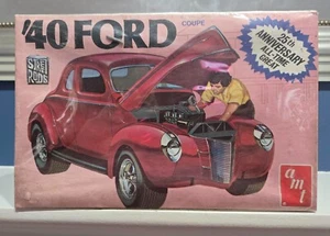 Rare 1940 Ford AMT Street Rods Model Kit #A140-250 25th Anniversary ~ Sealed NOS - Picture 1 of 2