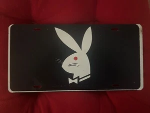 Vintage Playboy Bunny Booster License Plate - Picture 1 of 3