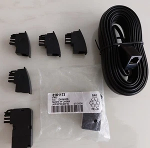 Pakiet adapterów do telefonu stacjonarnego RJ11 7-częściowy m.in. 2x 01K1173 czarny nowy - Zdjęcie 1 z 6