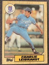 1987 Topps Charlie Leibrandt Kansas City Royals #223