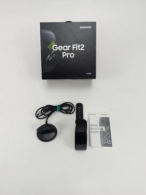 Reloj inteligente Samsung Gear Fit2 Pro SM-R365 Fitness negro grande - piezas no funcionan Foto 1 de 4