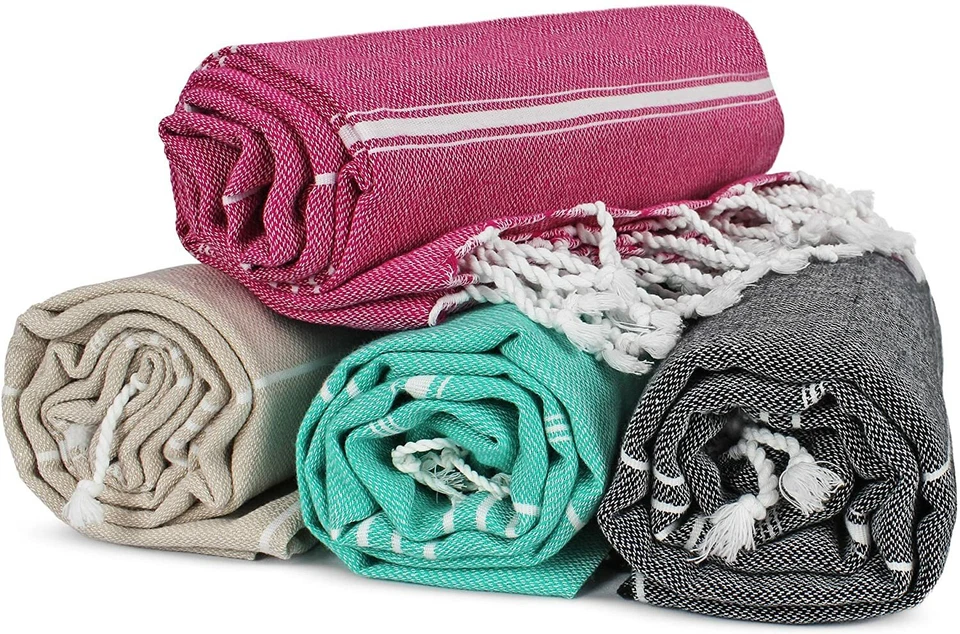 Padishah Home XL Turkish Towels Beach Bath Gym Pool Yoga 39'' SET OF 4