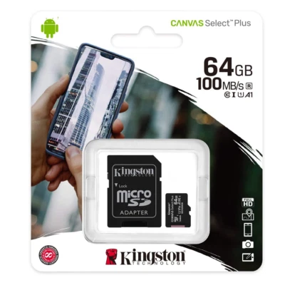 Micro SDCard Memory tf flash 32 64 128GB For EZVIZ Indoor FHD Cam + PIR,C6TC,C3A - Image 1 of 4