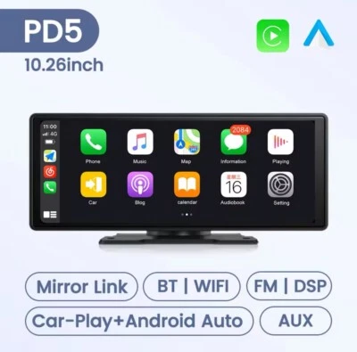 10.26 Touchscreen Car Play Autoradio Navi Wireless Apple CarPlay & Android Auto - Bild 1 von 3