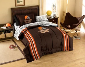 Juego de 2 edredones dobles Cleveland Browns (incluye 1 edredón y 1 farsa) - Imagen 1 de 1