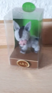 ARA Esel Austria Österreich Wolltier Wollminiatur Figur Alt - Bild 1 von 4