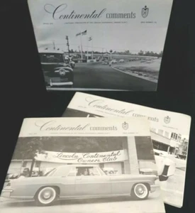 Lincoln Continental Jackson Michigan 1970s Lot of 3 Owner's Club Newsletters - Picture 1 of 11