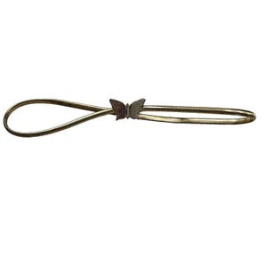 Vintage Cassini Gold-Tone Butterfly Elastic Necklace For Women Fairycore Cottage - Picture 1 of 5