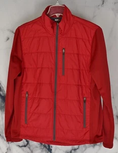 Chaqueta GSX GANDER MOUNTAIN Roja con Cremallera Frontal Mangas Grandes Tejidas Bolsillos con Cremallera - Imagen 1 de 5
